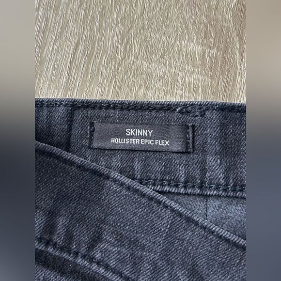 NWOT … HOLLISTER “Size: 31 x 32” Skinny Epic Flex Black Jeans - Picture 6 of 6